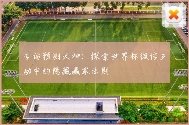 专访预测大神：探索世界杯微信互动中的隐藏赢家法则
